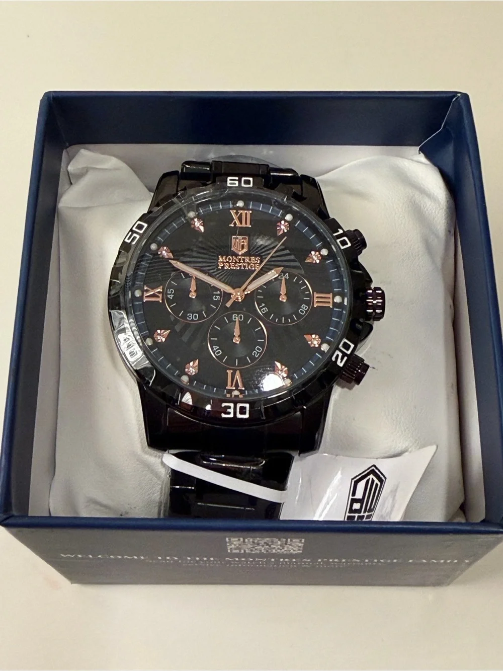 NEW Black Montres Prestige X Invicta Men’s Chronograph Watch - 44 mm